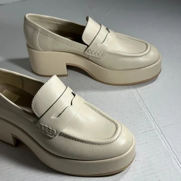 Dolce Vita Cream Loafers - Picture 7 of 16